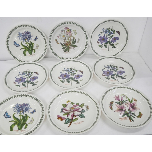 2174 - A large collection of Portmeirion dinnerware comprising 23 dinner plates, eight cereal bowls, four b... 