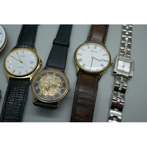 2180 - A collection of watches including Rotary