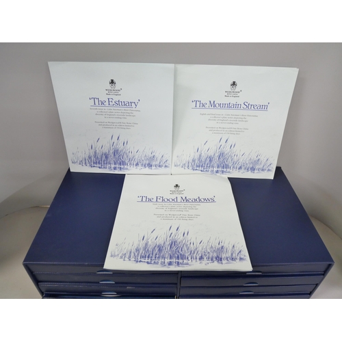 2210 - Eight Wedgwood collectors plates in original gift box drawers