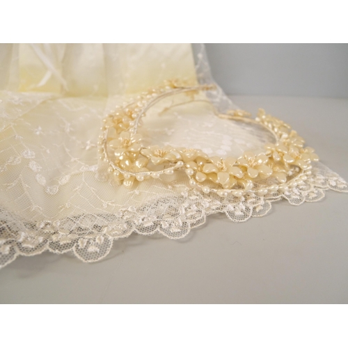 2213 - A vintage silk christening gown