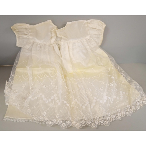 2213 - A vintage silk christening gown