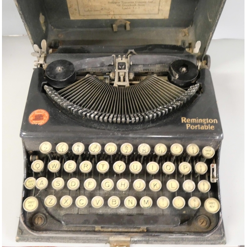 2227 - A Remington portable typewriter, G&C, Birmingham