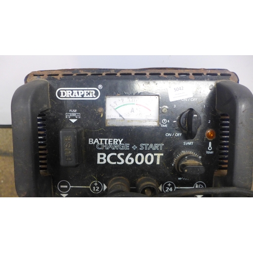 5042 - A Draper BCS600T battery charge and start battery charger