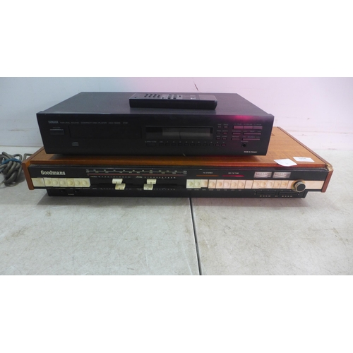 5154 - A Goodmans Module 90 music system and a Yamaha CDX-530E compact disc player