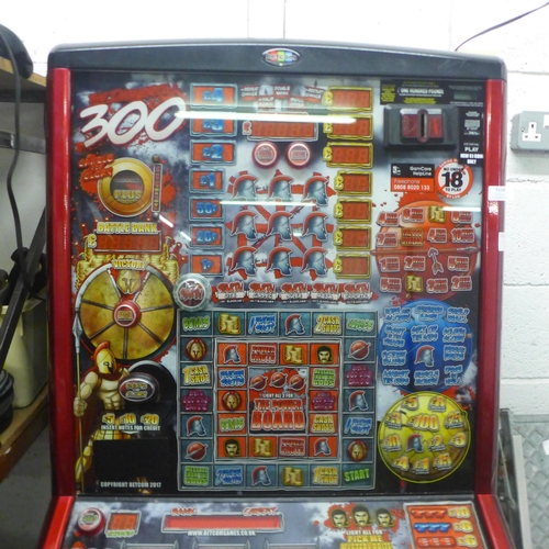 5168 - A “The Immortal 300” fruit machine with keys