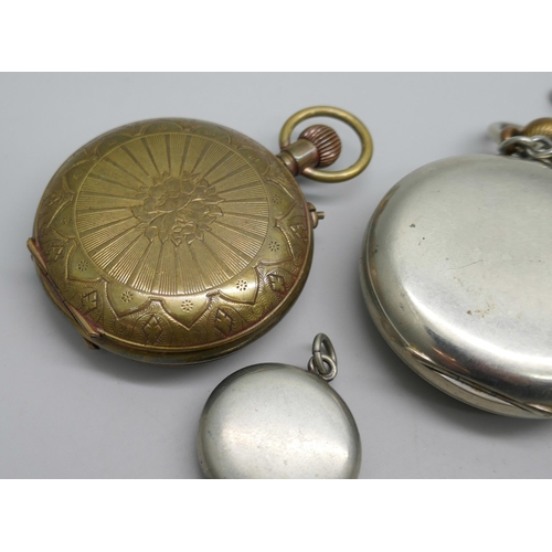 7177 - A collection of pocket watches including Ingersoll