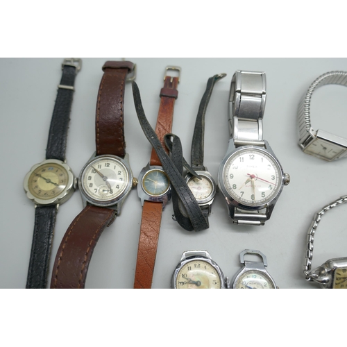 7178 - Gentleman's and lady's mechanical wristwatches