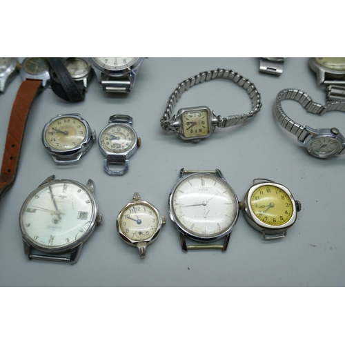 7178 - Gentleman's and lady's mechanical wristwatches