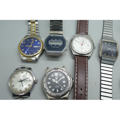 7180 - A collection of wristwatches including Smiths