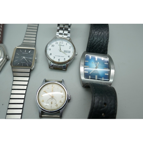 7180 - A collection of wristwatches including Smiths