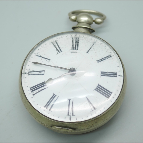 7238 - An early 19th Century pocket watch by JA Gillingham, London