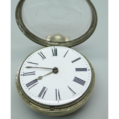 7238 - An early 19th Century pocket watch by JA Gillingham, London