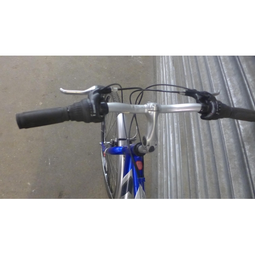 5171 - A Python Paragon Hybrid aluminium framed gents road bike with mud guards and pannier rack * Police r... 