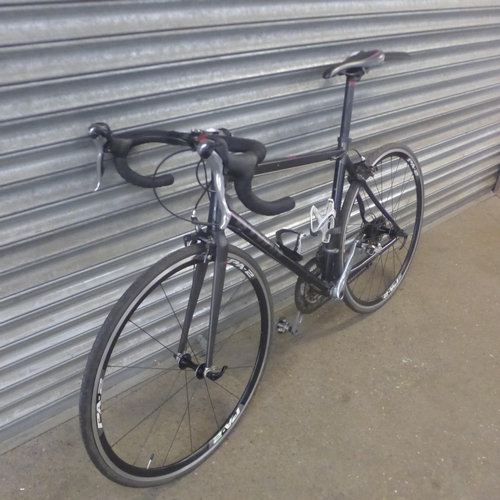 5172 - A B Twin Triban heat treated aluminium and composite framed road racer bike  *Police repossession