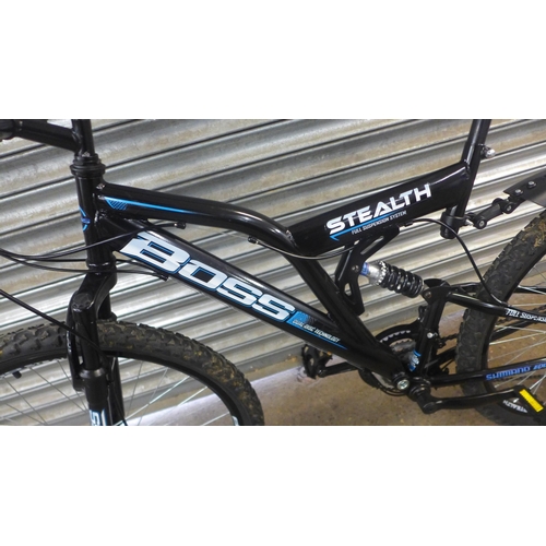 5174 - A Boss Stealth dual disc full suspension Shimano equipped mountain bike  * Police repossession