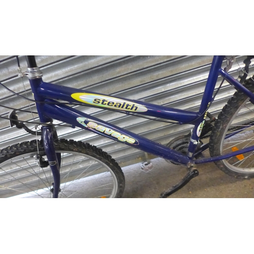 5188 - A Stealth Savage 15 speed Shimano equipped all terrain bike
