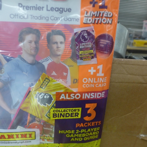 5307 - 20 Panini Adrenalyn Premier League 2025 binders and card pack sets