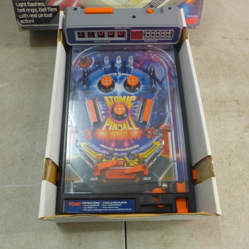 5309 - A boxed vintage Atomic Pinball Fast and Furious table top arcade game