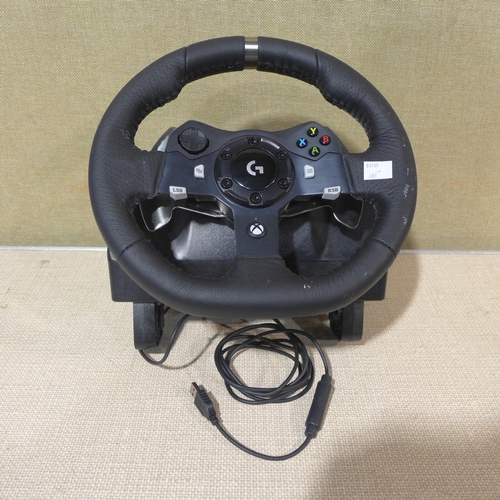 6051 - Logitech Xbox Steering Wheel 920 X/S/One/Pc, Original RRP £199.99 + Vat (347-189) *This lot is subje... 