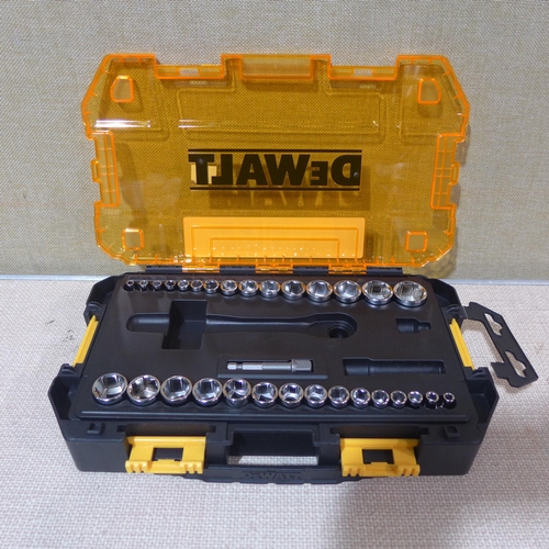 6055 - Two Dewalt Small Mechanic Sets (both incomplete)  (347-153,154) *This lot is subject to Vat