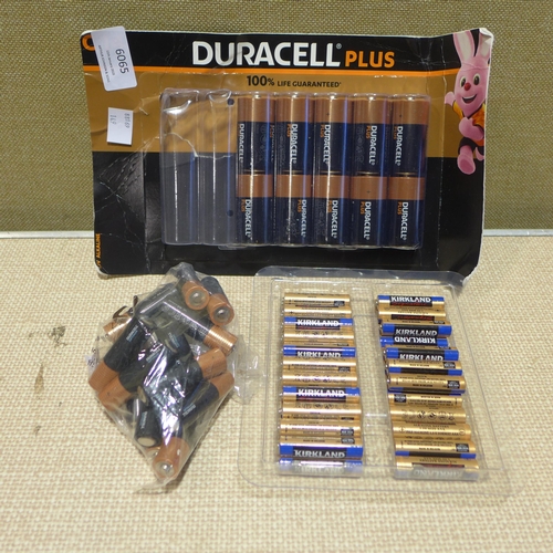 6065 - Quantity Of Duracell and Kirkland Signature Batteries   (347-149,488) *This lot is subject to Vat