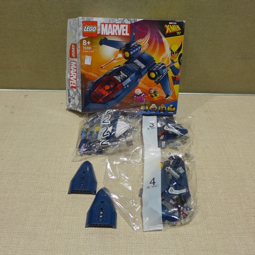 6097 - Two Lego Marvel X-Men Blackbirds Jets 76281  (347-617,618) *This lot is subject to Vat