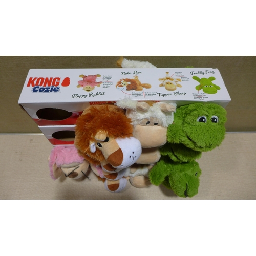 6156 - Quantity Of Kong Cozie Dog Toys (347-404,405) *This lot is subject to Vat