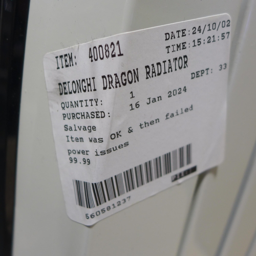 6163 - Delonghi Dragon Radiator, Original RRP £99.99 + Vat (347-344) *This lot is subject to Vat