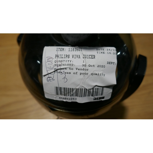 6026 - Philips Viva Juicer (347-522) *This lot is subject to Vat