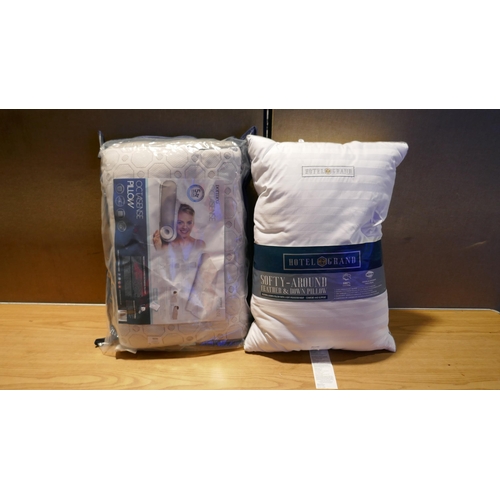 6036 - Dormeo Octasense Pillow And A Hotel Grand Down  Jumbo Pillow  (347-302,328) *This lot is subject to ... 