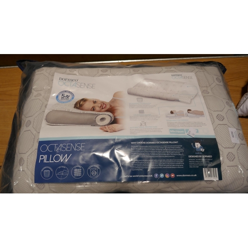 6036 - Dormeo Octasense Pillow And A Hotel Grand Down  Jumbo Pillow  (347-302,328) *This lot is subject to ... 