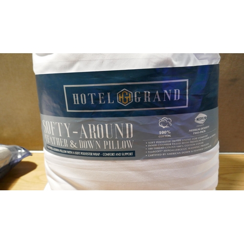 6036 - Dormeo Octasense Pillow And A Hotel Grand Down  Jumbo Pillow  (347-302,328) *This lot is subject to ... 