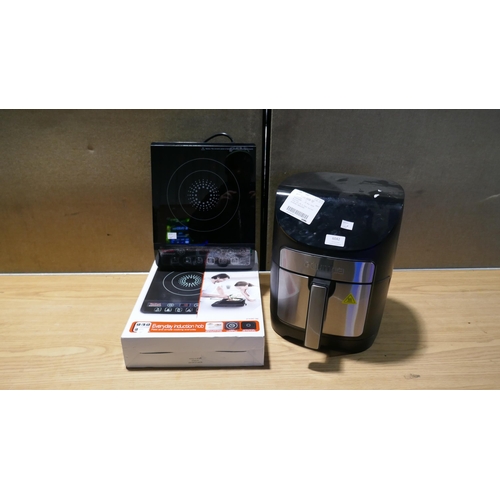 6042 - Gourmia 7Qt Air Fryer And A Tefal Everyday Induction Hob   (347-290,305) *This lot is subject to Vat