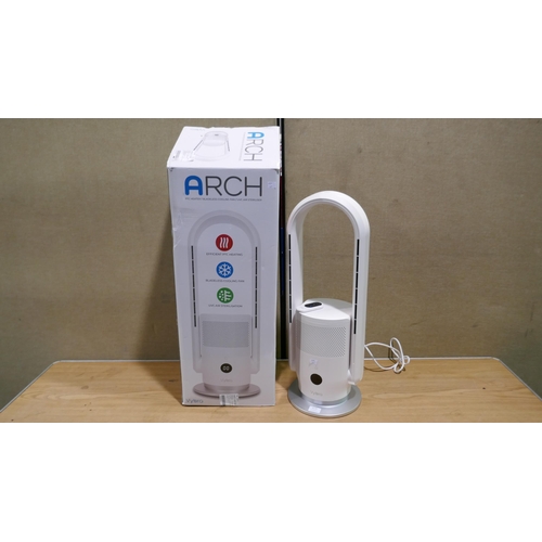 6170 - Vybra Arch 3 In 1 Cooler/Heater/Air Steriliser Fan With Remote, Original RRP £149.99 + Vat (347-196)... 