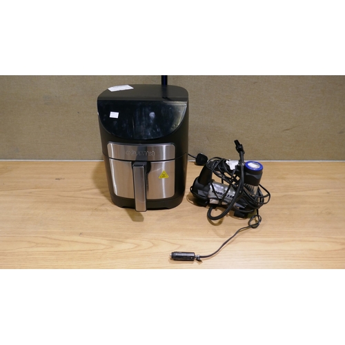 6175 - Gourmia 7Qt Air Fryer And A Bon Aire 12V Tyre  Inflator (347-111,150) *This lot is subject to Vat