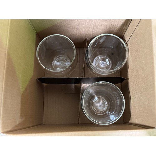 6025 - Bodum Double Wall Glasses  (347-579,587) *This lot is subject to Vat