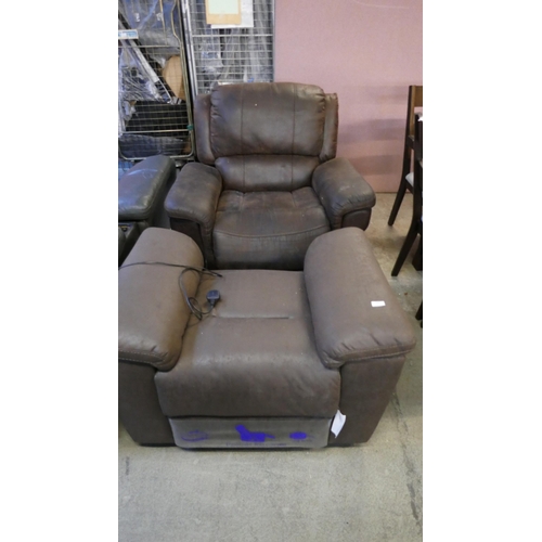 3325 - 4x damaged/incomplete armchair (including 2x Grace and 2x Brown fabric) Original RRP £499.99 + Vat, ... 