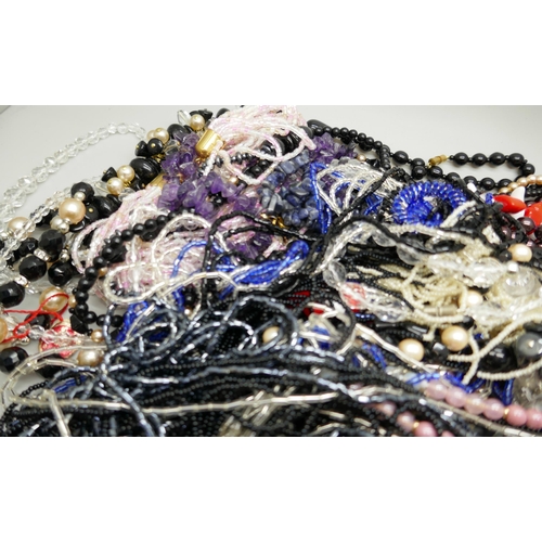 7167 - A collection of Czech bead jewellery, old stock