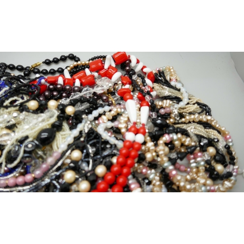 7167 - A collection of Czech bead jewellery, old stock