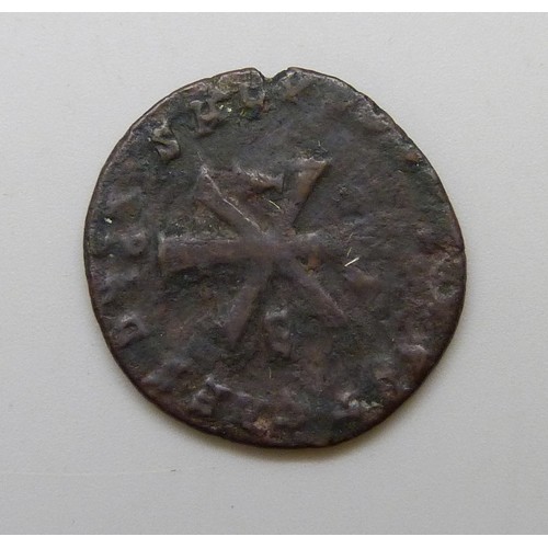 7213 - Coins - Magnentius, 350-353, Double Centenionalis, 6.7g, Christian Empire, very rare