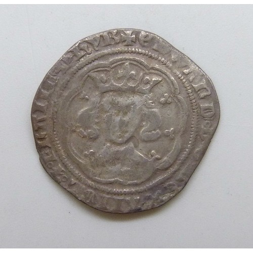 7216 - Coins - Edward III, 1327-1377, silver groat, London mint, 4.3g