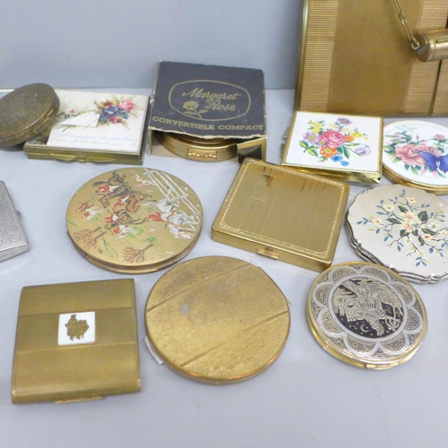 2033 - A collection of compacts, etc.