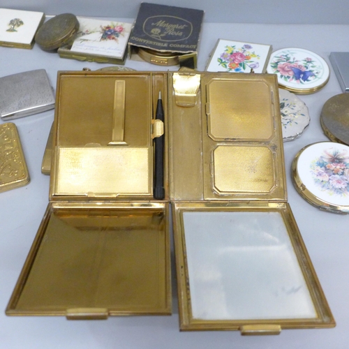 2033 - A collection of compacts, etc.