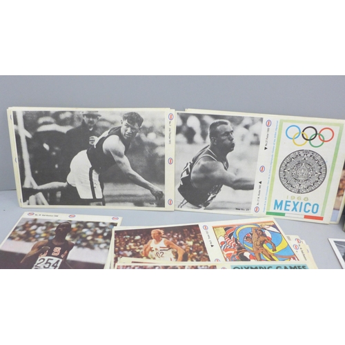 2035 - Twenty-four War Bulletin collectors cards by P.C.G.C. and a collection of 40 ESSO The Olympics Actio... 