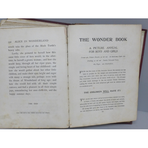 2041 - One volume, Alice In Wonderland 1916, a/f