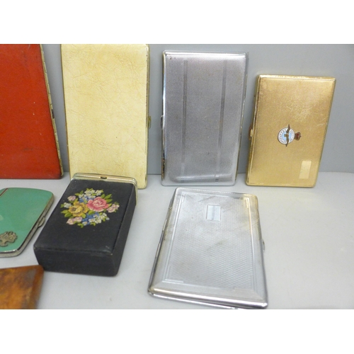 2047 - A collection of cigarette cases, 16