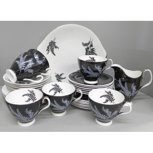 2076 - Two Royal Albert six setting tea sets, Night and Day and Masquerade **PLEASE NOTE THIS LOT IS NOT EL... 