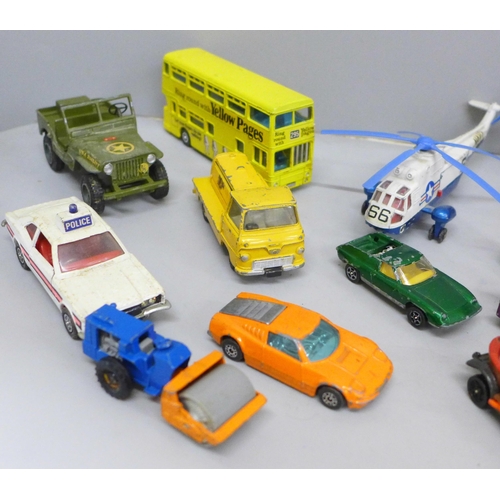 2079 - A collection of Dinky and Corgi model vehicles