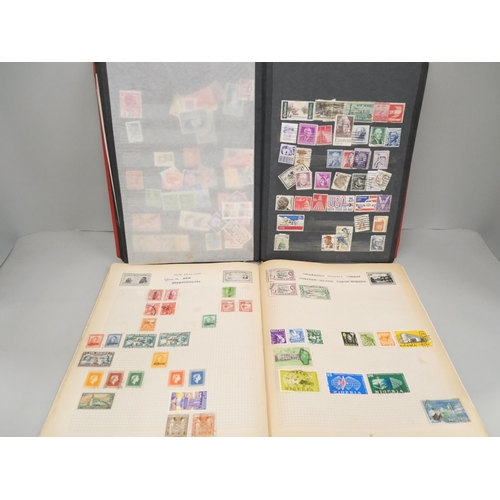 2104 - Stamps; a box of stamps, covers, etc., - loose and in albums