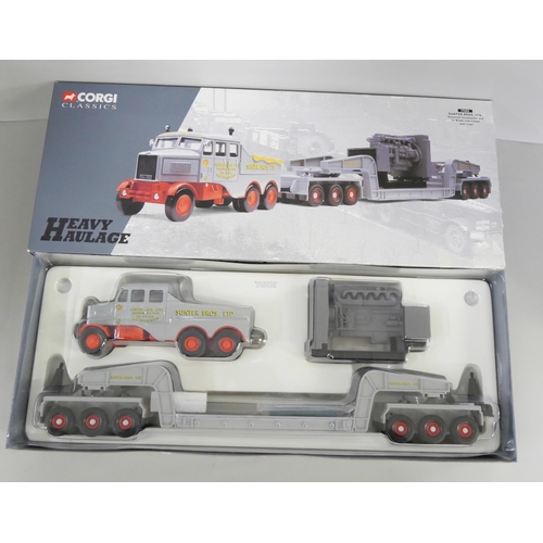 2117 - Two Corgi Classics model vehicle sets, 17602 Sunter Bros. Ltd., and 31007 Annis & Co. Ltd., boxed